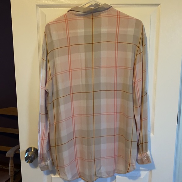 Express plaid button down shirt size M - Picture 6 of 10